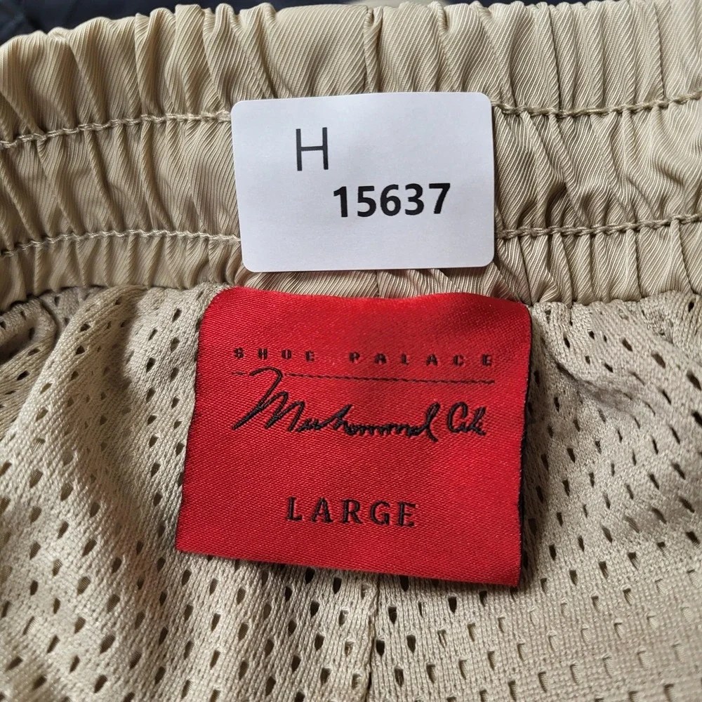 Shoe‎ Palace X Muhammad Ali Men Activewear Shorts L Beige Boxing Drawstring